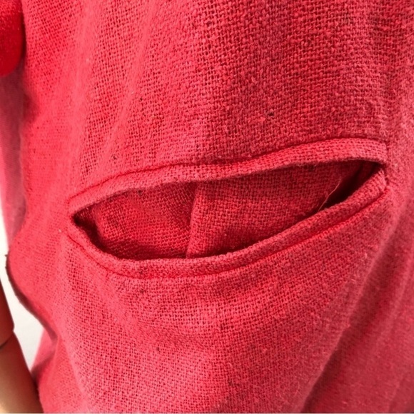 Jennings by Lyndal refsnes silk orange silk blazer front pocket size:14 - Picture 15 of 16